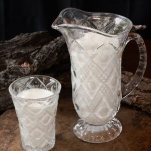 Yogurt natural bebible de leche de vaca